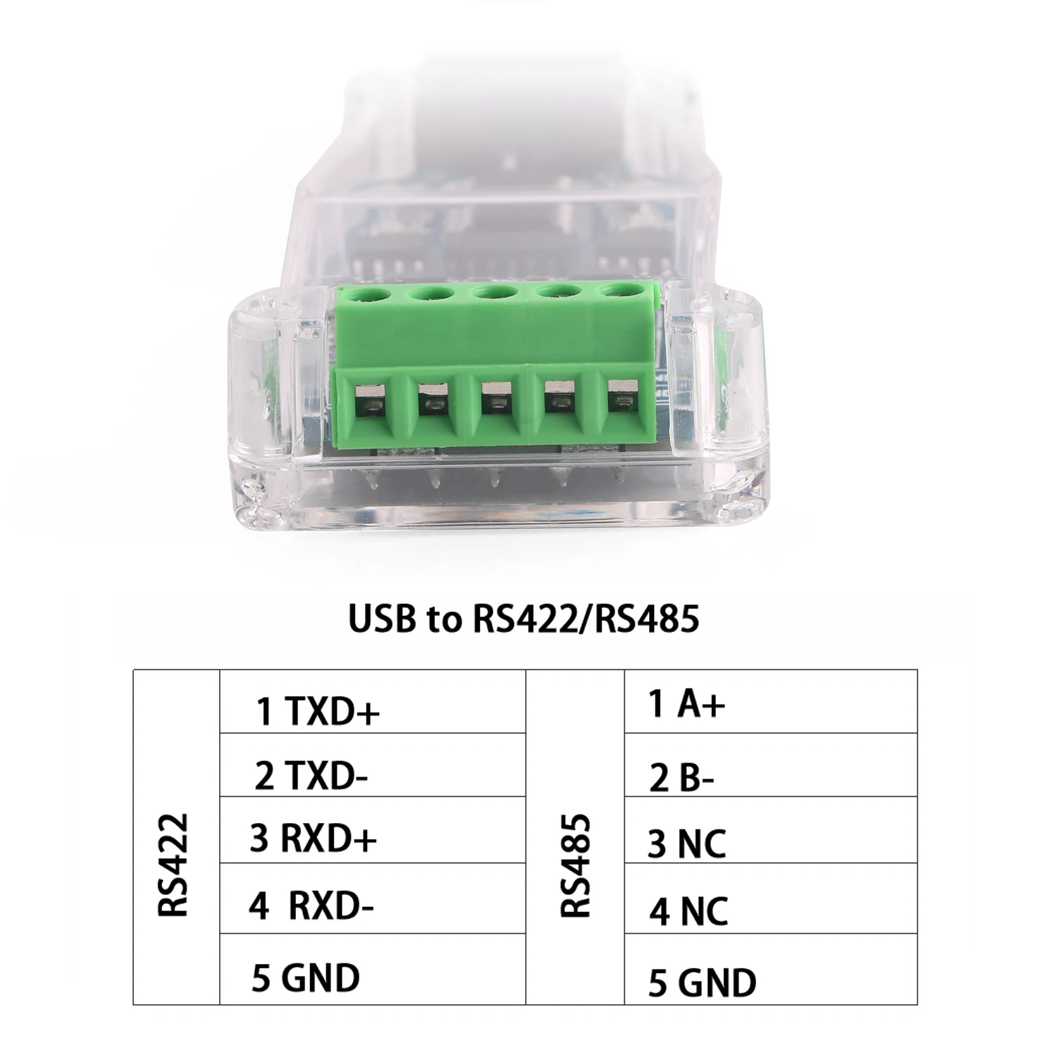 FTDI USB TO RS485 RS422 485 422 Isolation Module Communication Converter Adapter Cable with TXD RXD LED