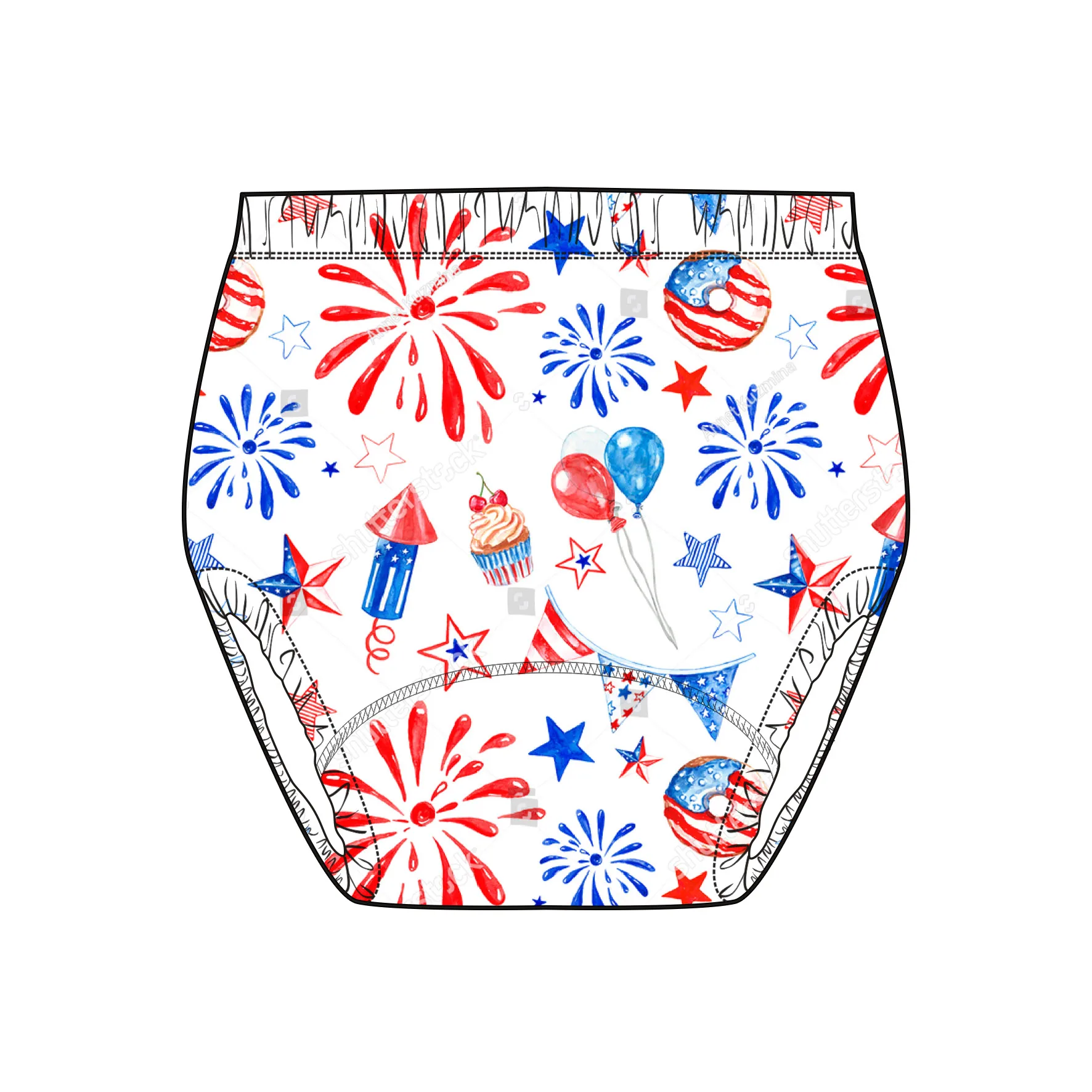 Comfortable and Stylish Custom Design Bamboo Training Pants for Kids with Superior Absorbency