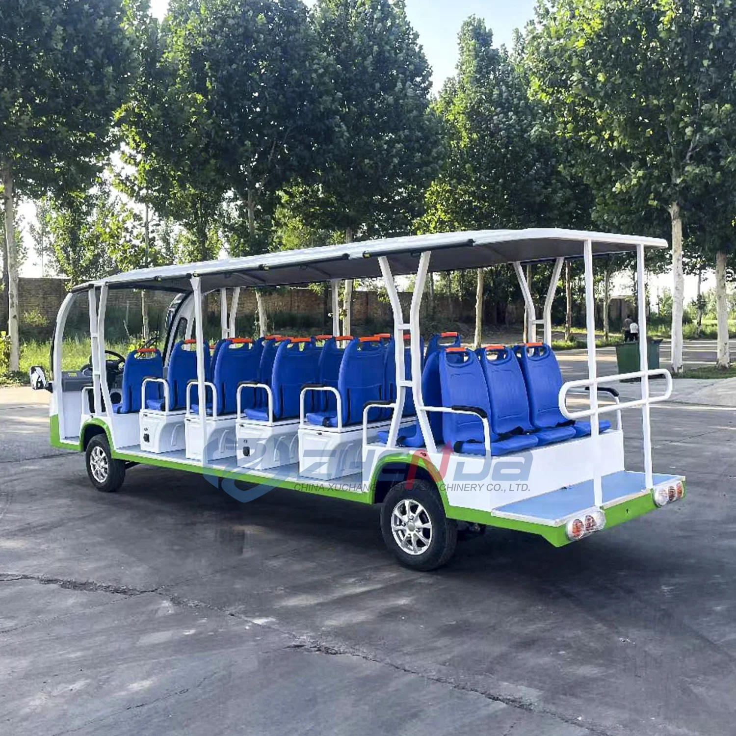 China Supplier 20 Sightseeing Bus Long Range Electric Bus Customized Color Size Mini Bus Accessories for Sale