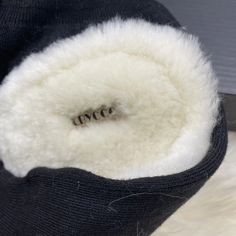 New Style Thermal Keep Warm Joint Care Thicken Wool Knee Wraps Brace Sleeves Cameshere