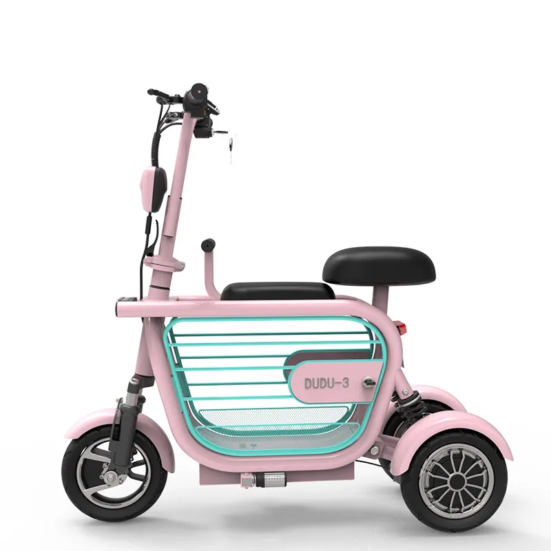 City Commuting Good Choice Vehicle Pet Friendly Tricycle Electric Scooters Three Wheel 2 Seats