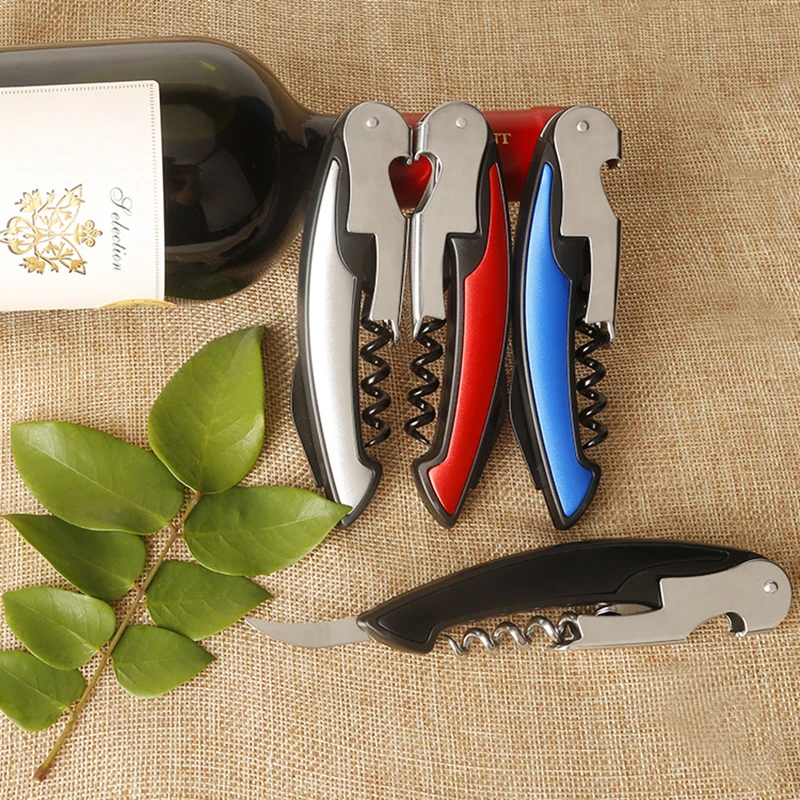 Portable Mini Red Wine Corkscrew Wine Opener Keychain