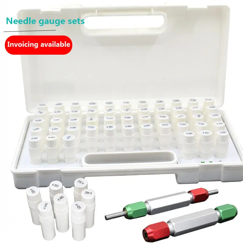 Customize High Precision Bearing Steel Cemented Carbide 0.1 To 10 Spacing 0.01mm Needle Type Pin Plug Gauge