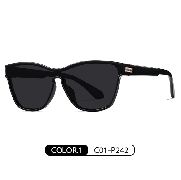 New Unisex Blue Frame Ultra-Light UV400 Sunglasses with Tac Lenses Fashionable Polarized Sunscreen UV Blue Lens Sunglasses