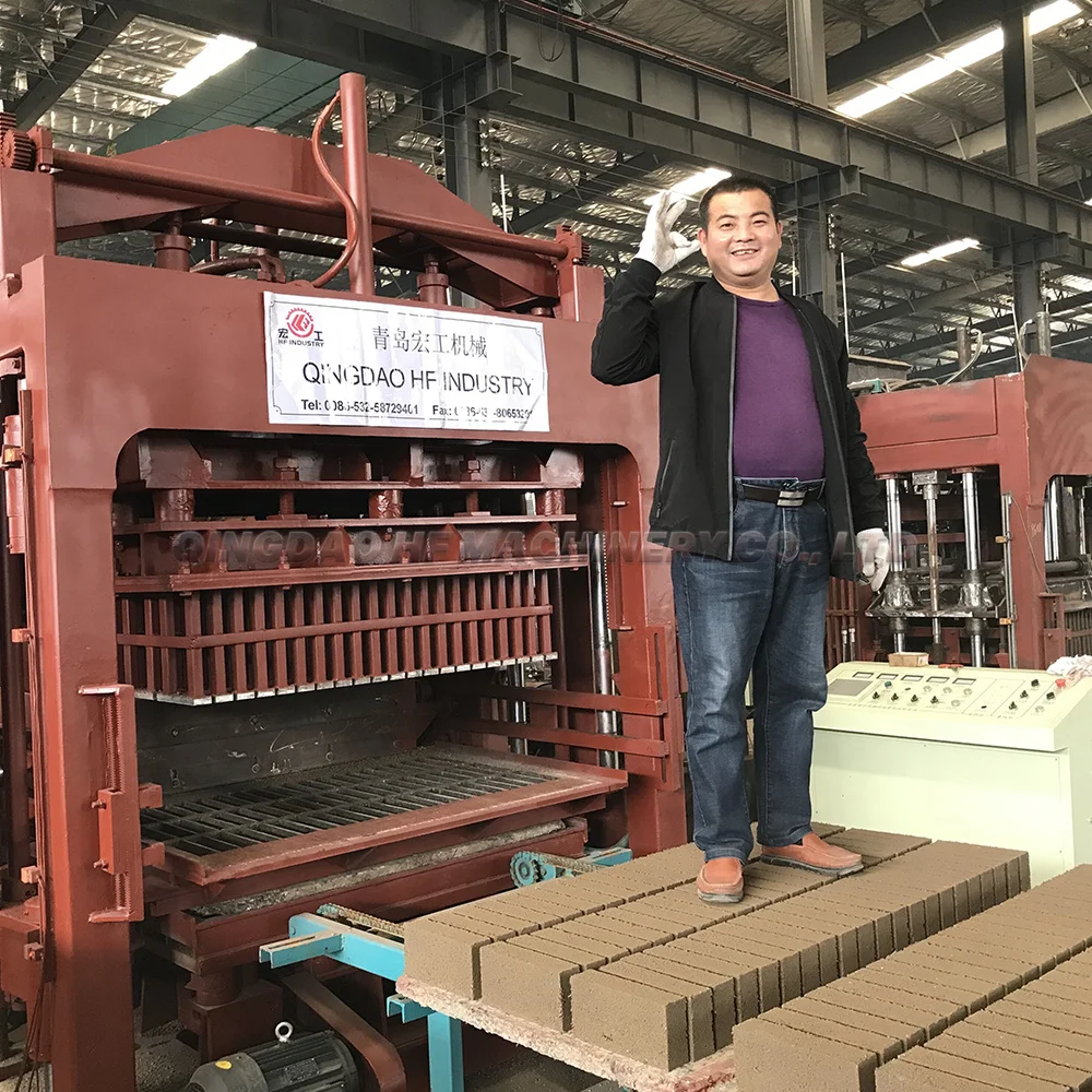 QT12-15 automatic brick making machine concrete block making machine for sale