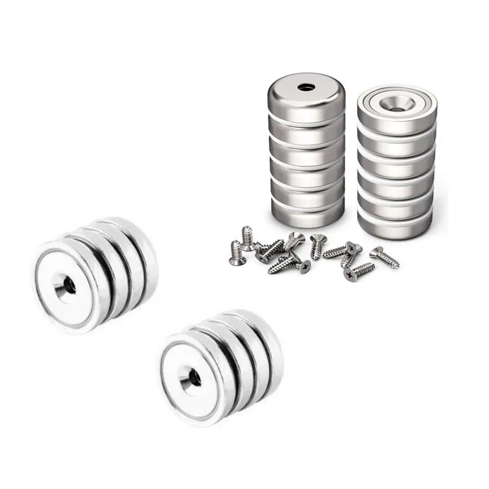 Powerful Premium Neodymium, Ferrite Magnetic Material Pot Magnet