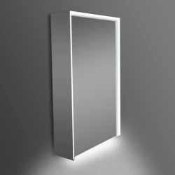 High-end Aluminum Body LED Illuminated Bathroom Mirror Medicine Cabinet with USB port