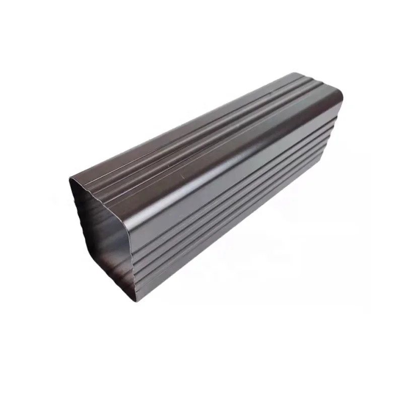 Price of metal aluminum roof rainwater pipe and guttergutter aluminium rain gutter aluminium supplier