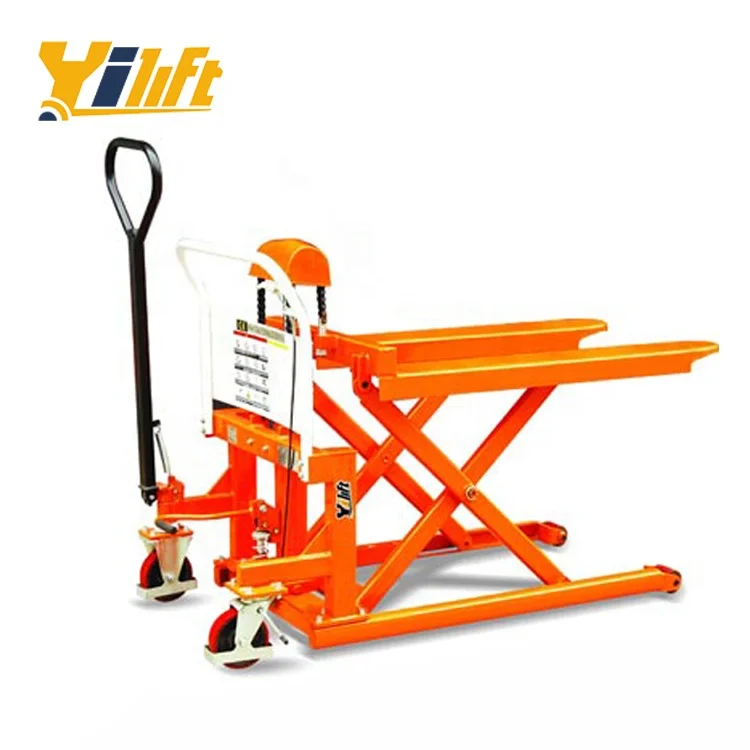 Factory Direct Sales  SL50S Easy Operation Skid Lifter 500kg Manual Scissor Pallet Truck