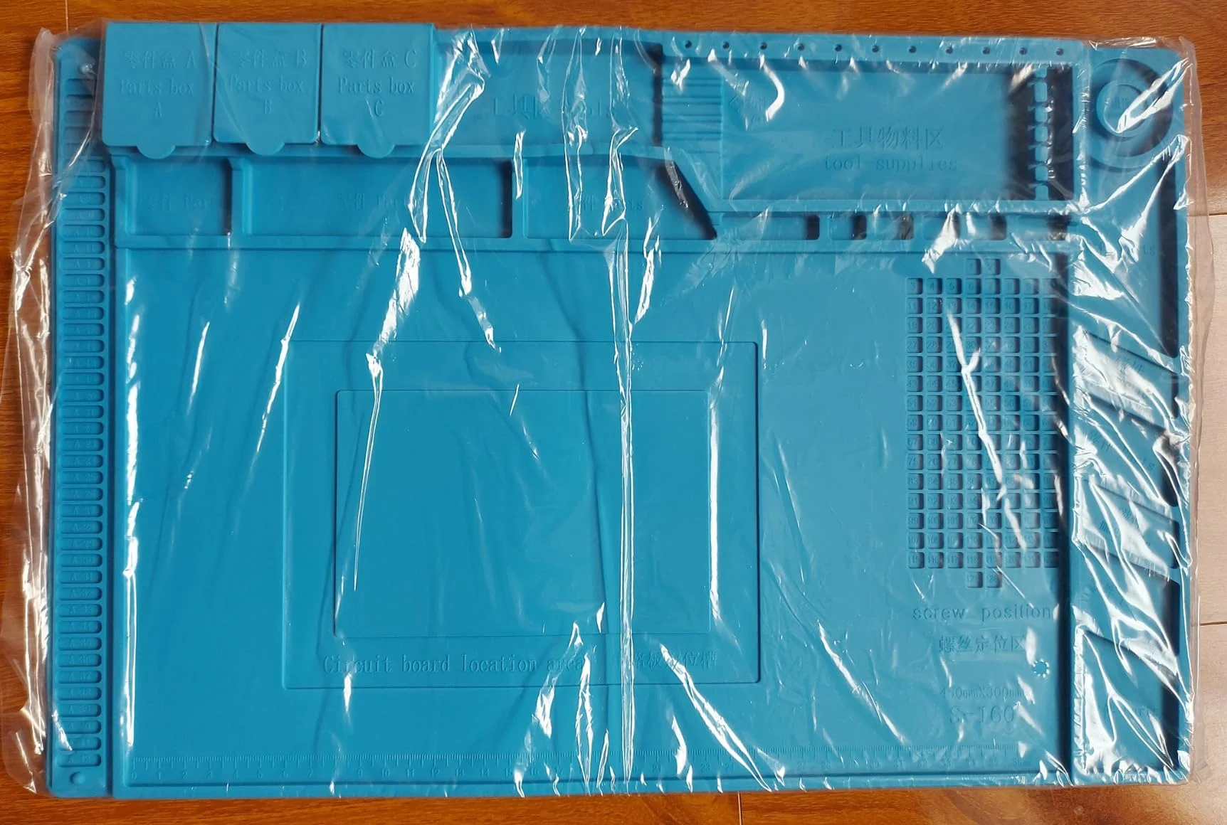 Anti Static Electronic Repair Work Mat for BGA and Gun Iron Workbench Cell Phone Laptop, Silicone Soldering Mat