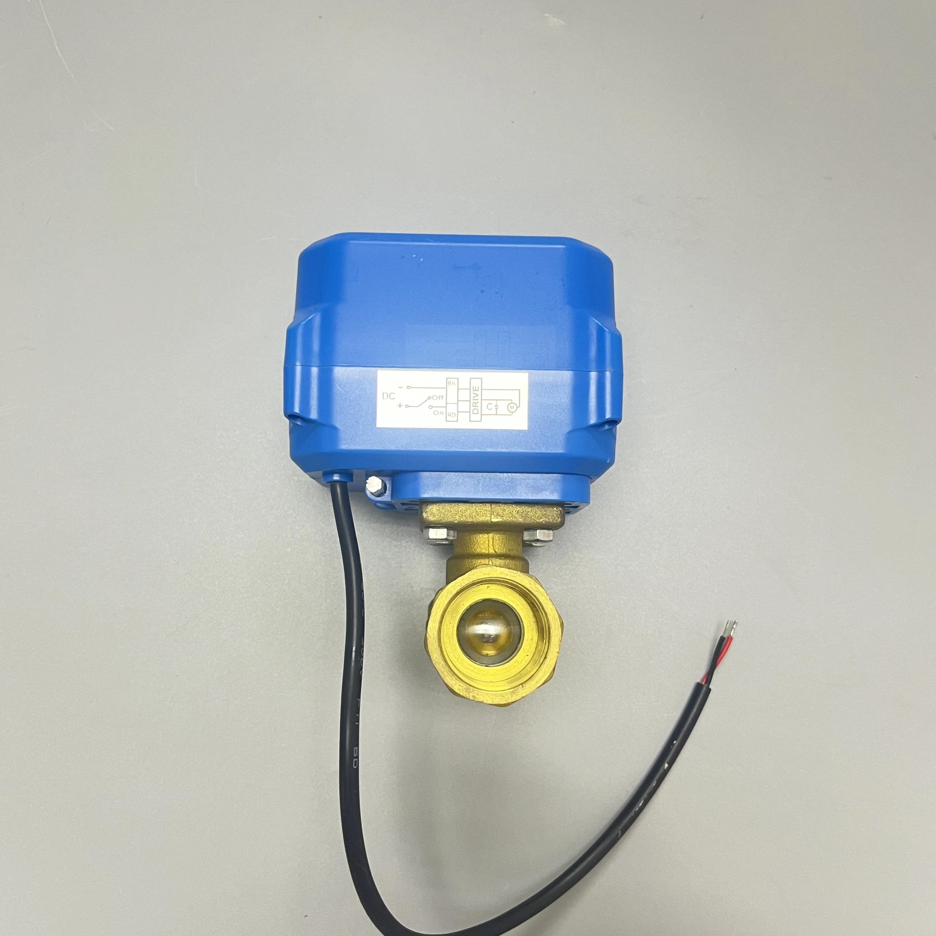 2-Way DN25 Mini Electric Control Valve 1' Brass Ball Water Valve for Smart Water Oil & Gas Customizable OEM
