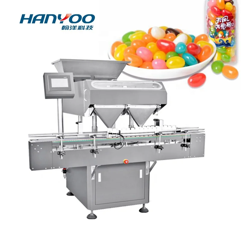 Pharmaceutical Tablet Counting Machine DSL-16 Auto Capsule Washers And Screws  Counter And Filler Machine