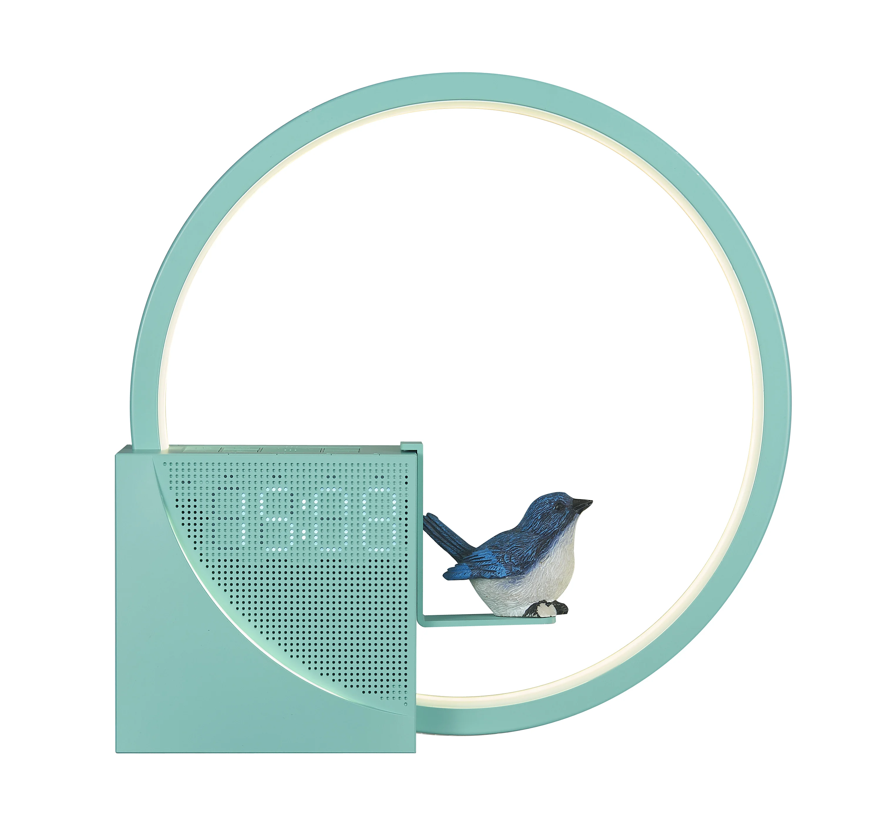 Breathing Light Time Display 3 Grade Brightness Dual Alarm Clock  Bedside Lamp with White Noise Machine