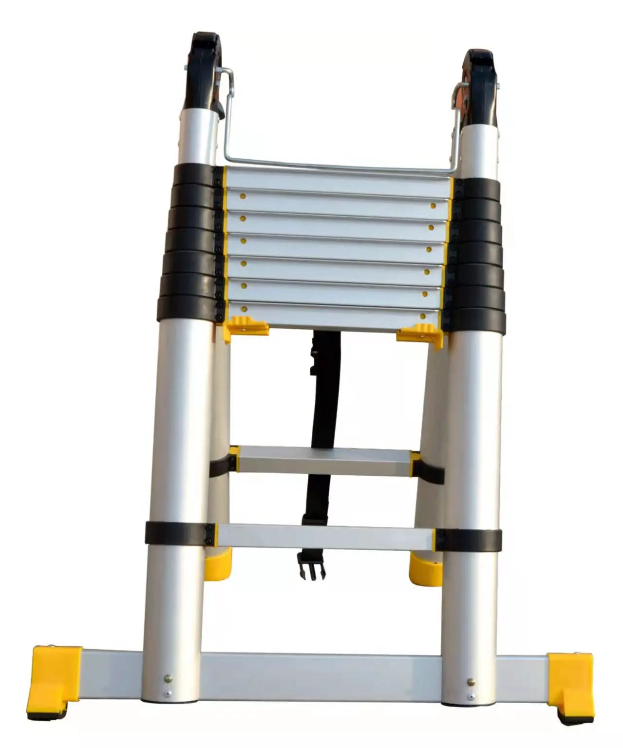 5.6m   Folding Step soft close Multi Purpose Aluminum Telescopic ladder