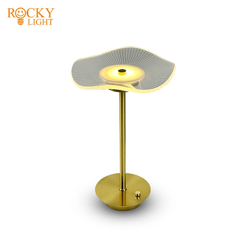 Light luxury rechargeable table lamp