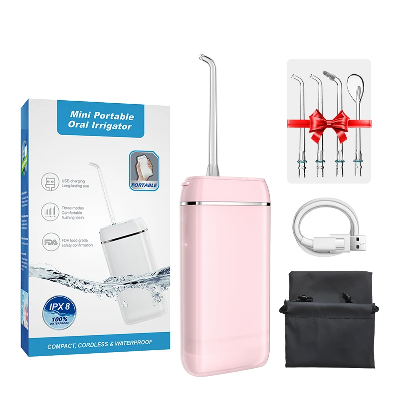 High Quality Portable Pressure Healthy Oral Cleaner Rechargeable Foldable Water Flosser for heathy life