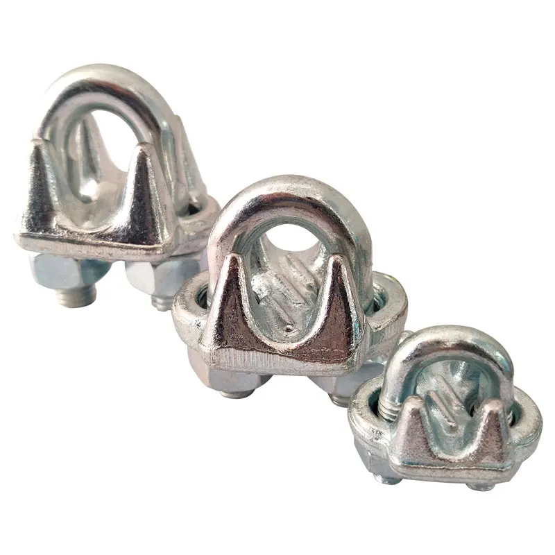 JIS Type Wire Rope Clips Galvanized Cable Clamp Fitting For Wire Rope Sling
