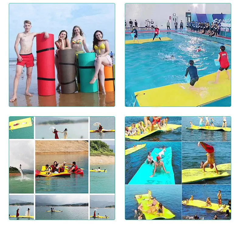 OEM ODM XPE Foam Water Play Floating Water Mat for Sea Lake Water Sports Equipment