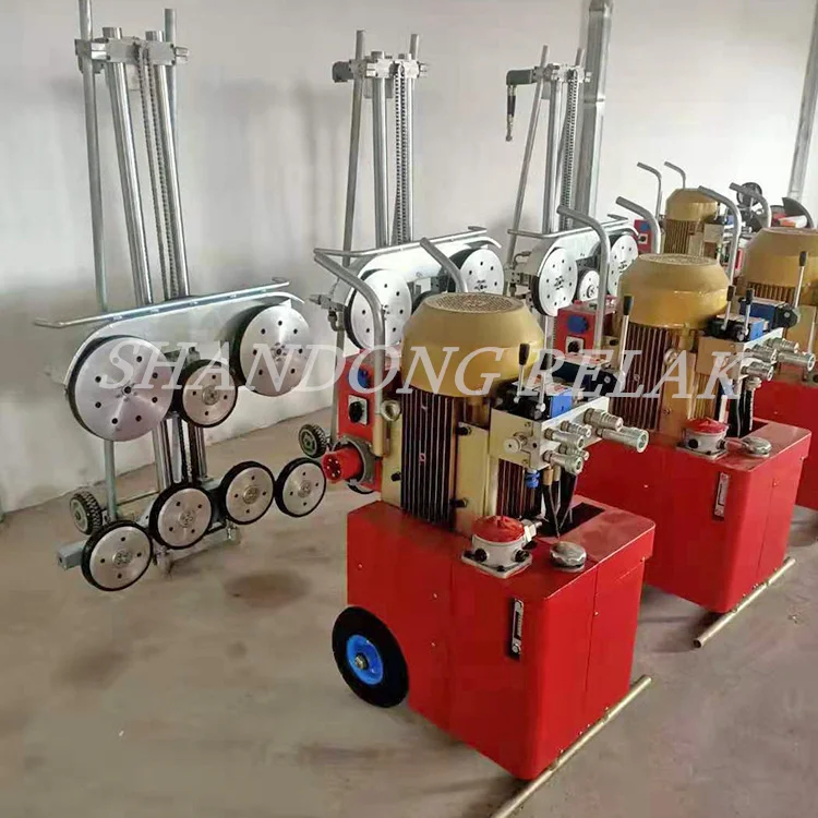 Электрический двигатель бетонная гидравлическая алмазная проволока гранитный мост Проволочная веревочная пила режущая машина