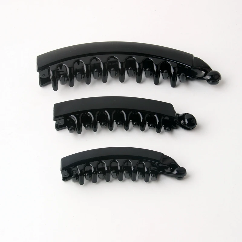 
2021 New Summer Hair Accessories Banana Clip for Lady Environmental Abs Tines Crab Twist hairgrips ponytail hair clips barrettes 