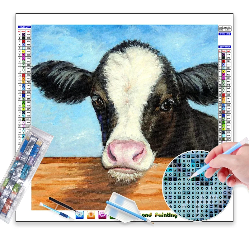 XX-51 Diamond painting Factory Price Wholesale Custom Diamond Painting animal Art for Living Room DIY diamond painting kit