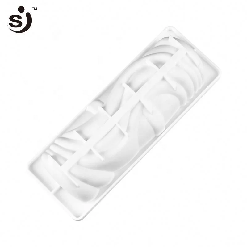 Hot Sale 3D Pillow Shape Silicone Reusable Rectangle Silicon Mousse Chiffon Cake Mold