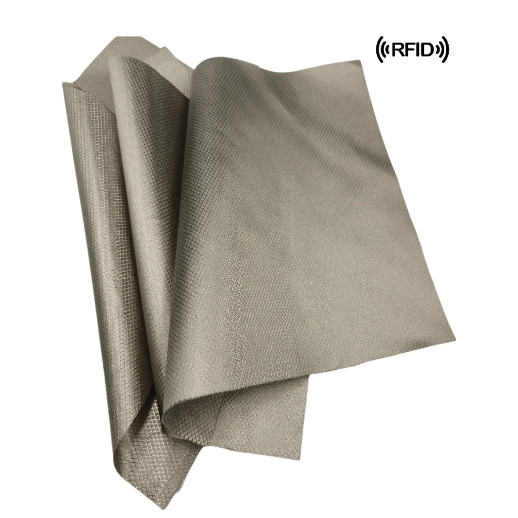 Wifi EMI EMF RFID blocking faraday fabric signal shielding fabric Anti radiation RFID bag lining fabric