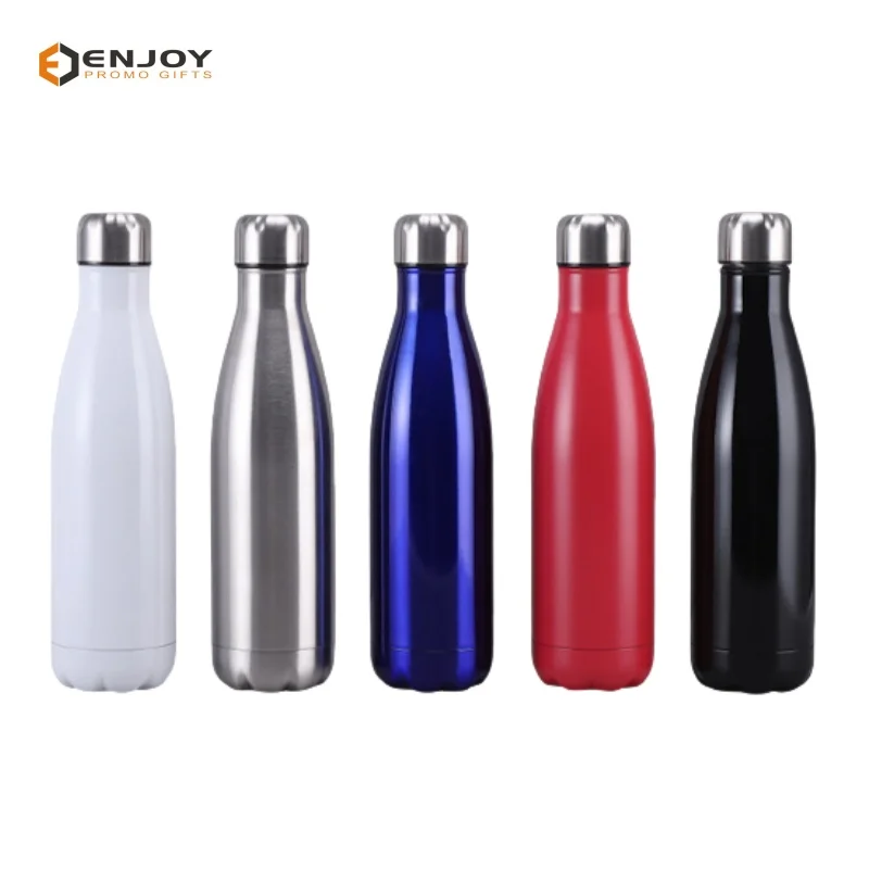 Wholesale hot sale leak-proof cola-shaped environmentally friendly insulated metal stainless steel thermos bowling thermos
