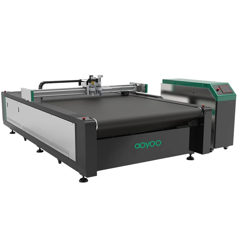 
Aoyoo Cnc Fully Automatic Vibrating Geotextile Fabric Oscillating Knife Carpet Cutting Machine  (62016393771)