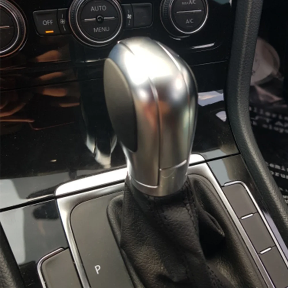 Auto Gear shift Knob cover Shifter lever Stick For Volkswagen beetle Passat B7 B8 CC R20 tiguan polo car accessories interior