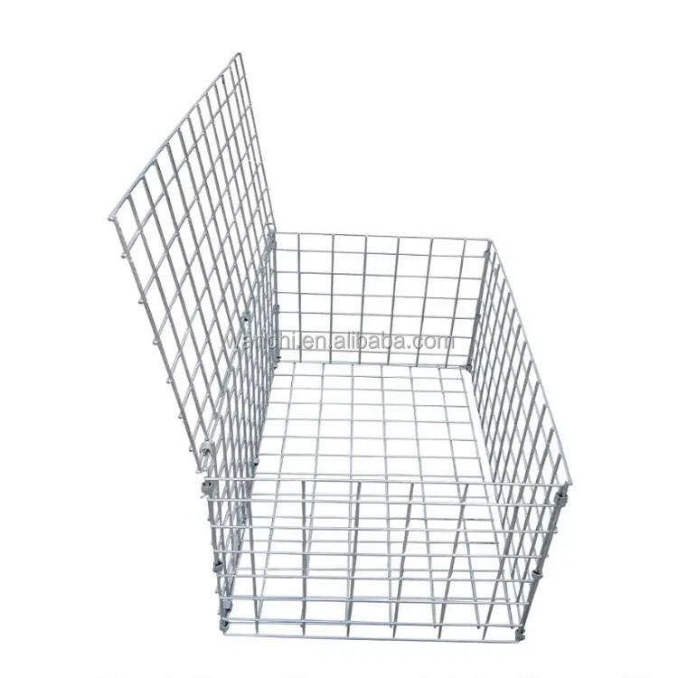Factory sales easy installation welded gabion basket galvanized welded gabion wire mesh stone basket custom size