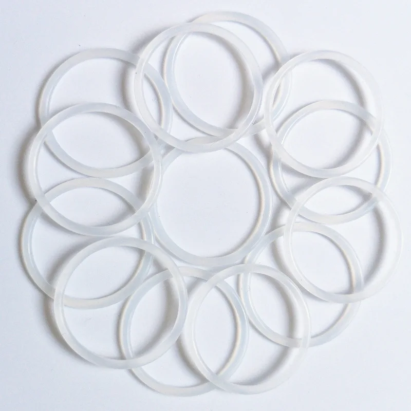 Customised Free Sample Clear Rubber O-Rings Silicone O-Rings