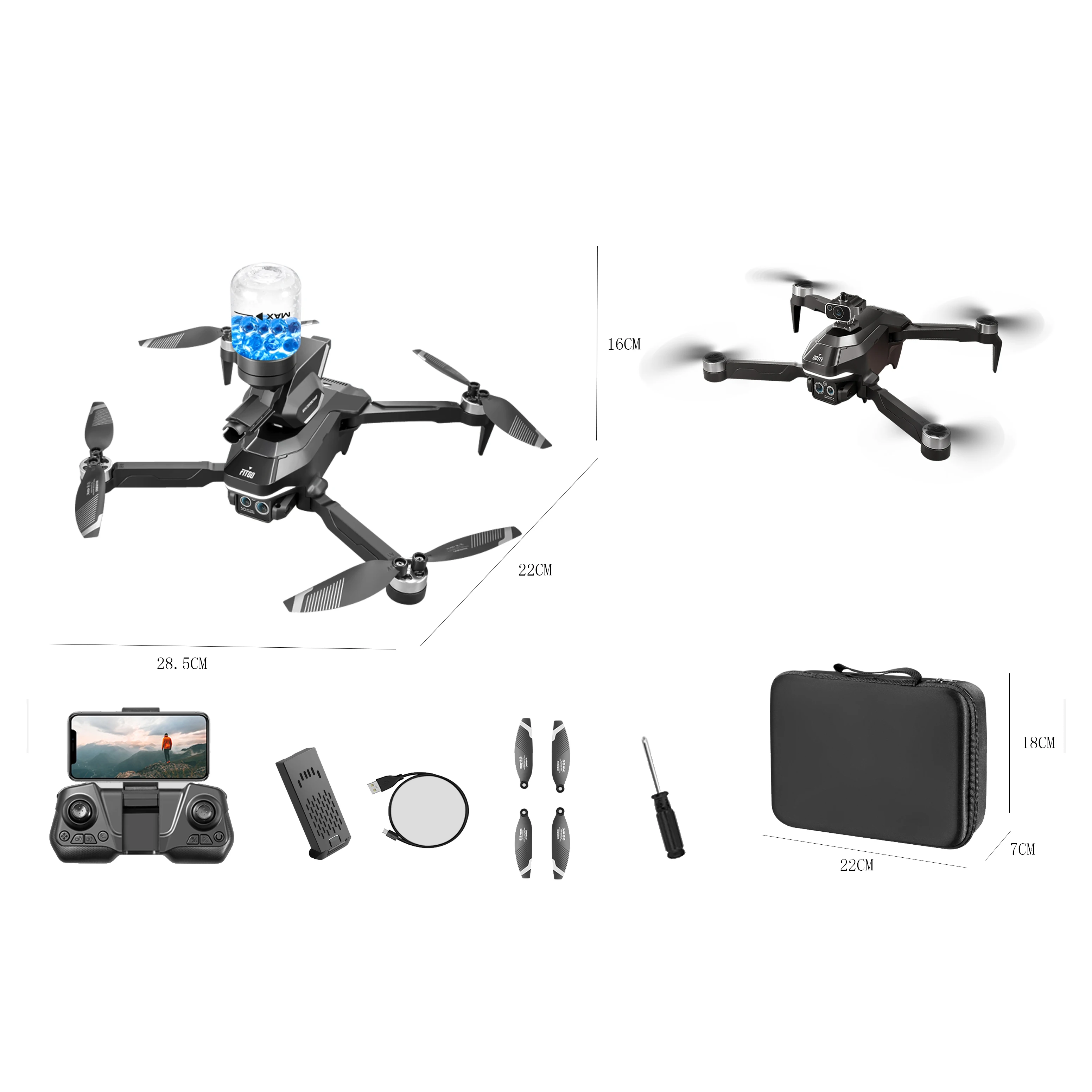 Hot Drone With Camera 4k Obstacle Avoidance Foldable Quadcopter Rc Aircraft Quadcopter Beginner Long Range Drone Toys
