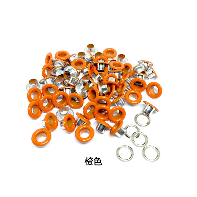 Wholesale Clothes Bags Shoes Accessories 18 colors Eyelet Ring Buckle Colorful Metal Eyelets Grommet