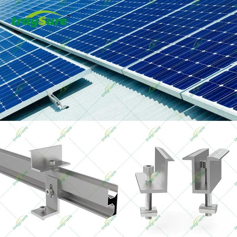 TRAYSURE Solar Mounting System Aluminum Solar Panels Solar Energy Systems Solar Mounting Bracket Solar Mounting System