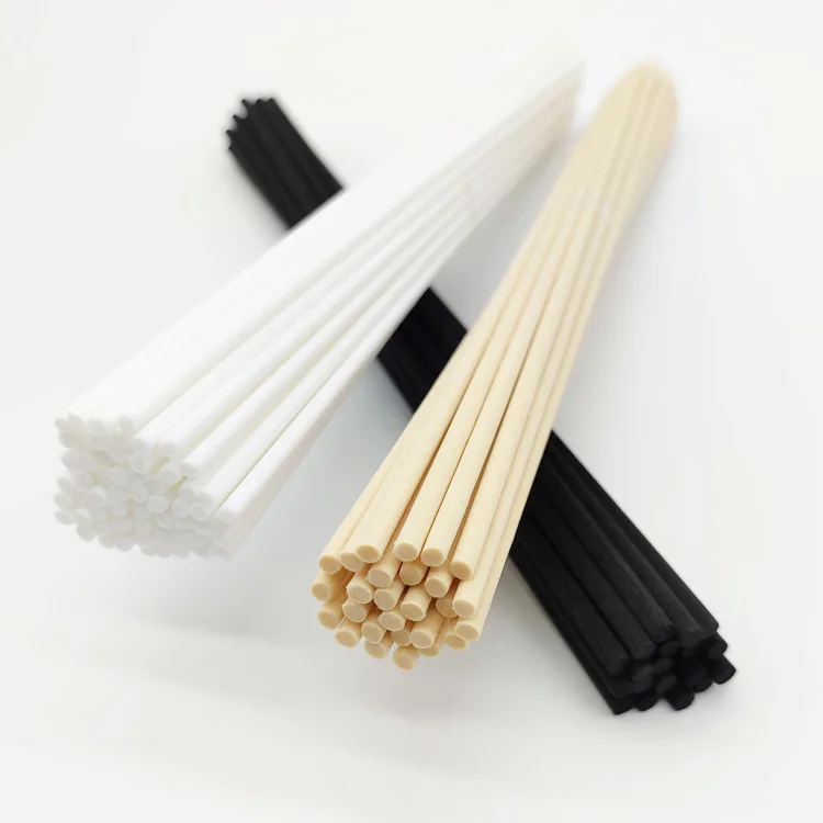 Air Freshener Black Fiber Reeds Aroma Fiber Polyester Reed Diffuser Sticks