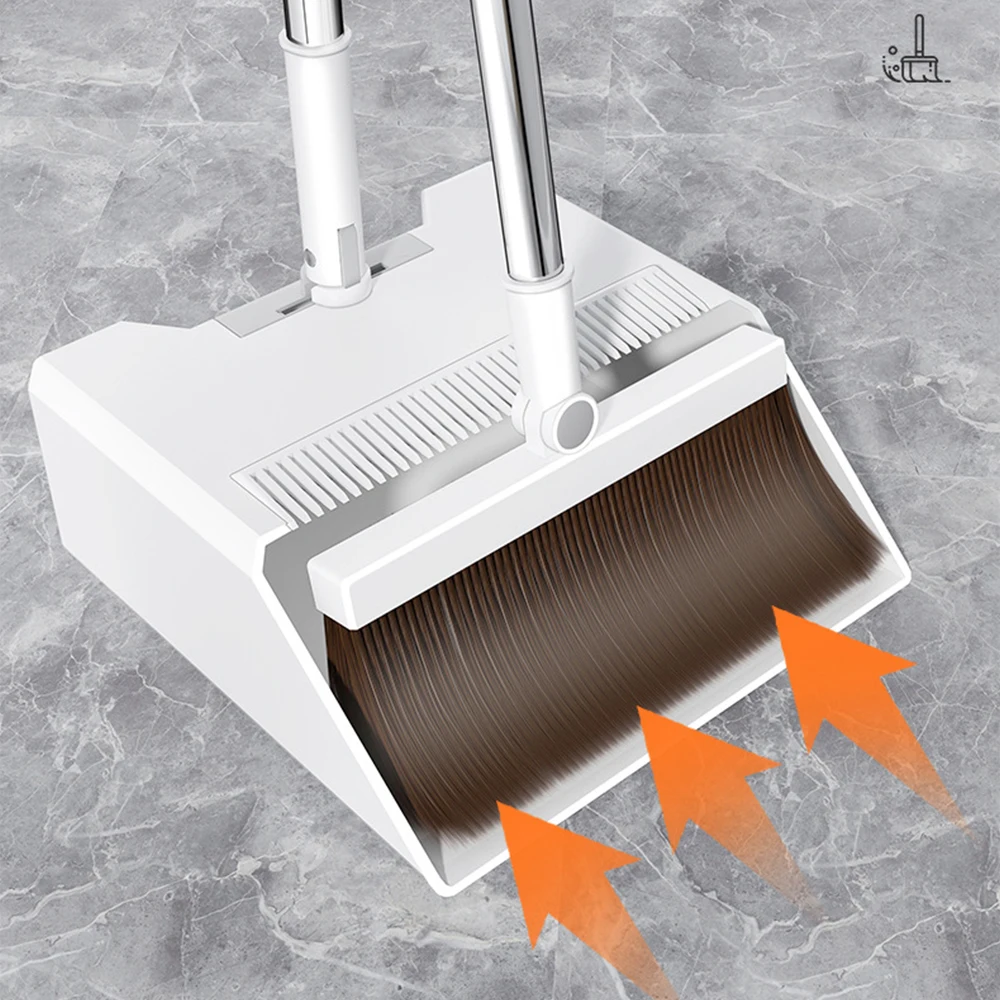 cleaning folding brush cleaner dustpan 2 in 1 tools kit long handle floor for sweeping