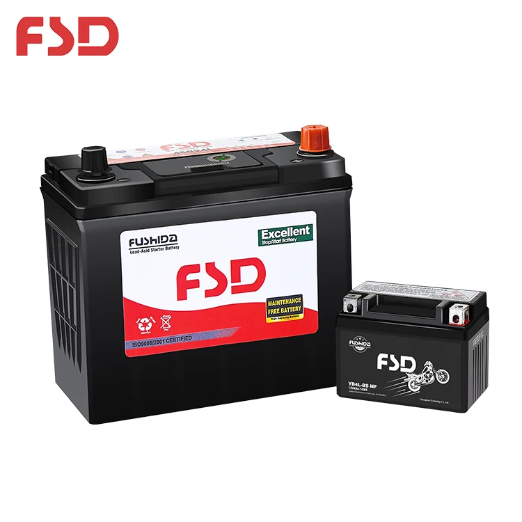 Good Quality Long Cycle Life 12V 4Ah Motorcycle Starting Battery Maintenance Free Lead Acid Battery