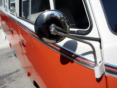 Side Mirror Arm Compatible with VW Type 2 Bus Splitscreen 1950-1967 Stainless Steel in Fully Polish