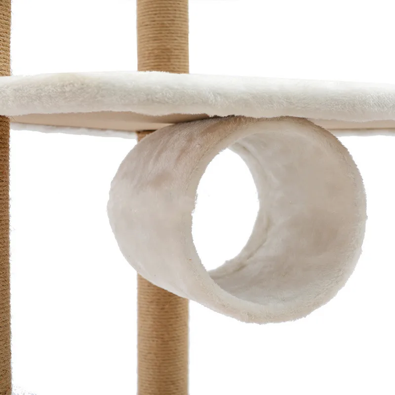 Pet Sisal Climbing Scratch Luxury Cat Tree Tower Exercise Durable Large Cat Tree