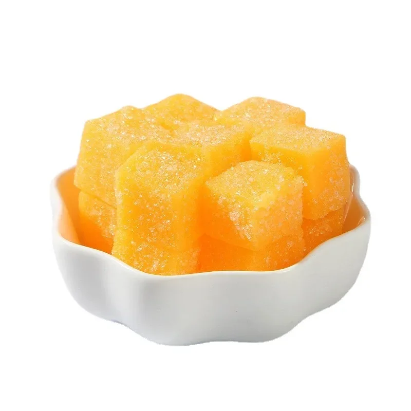 Custom Fruit Soft Candy Fresh Mango Flavor Gummy Candy