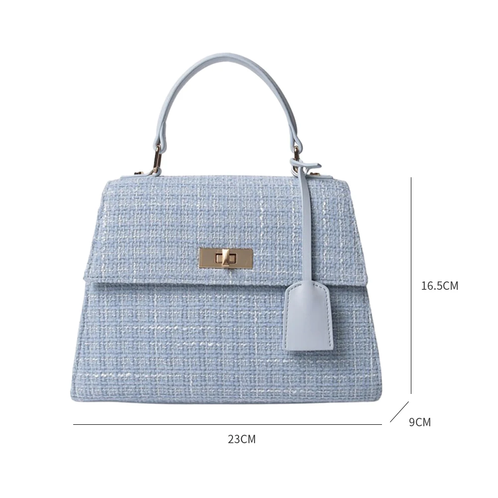 Fall And Winter New Arrival Women Fabric Vegan Leather Bags Luxury Designer Handbags Oem Purses And Handbags