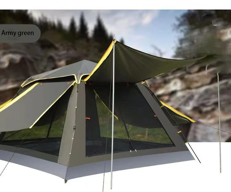 
Hard Shell Roof hydraulic spring beach tent 3-4 person family lightweight outdoor camping tent auto hiking tent 