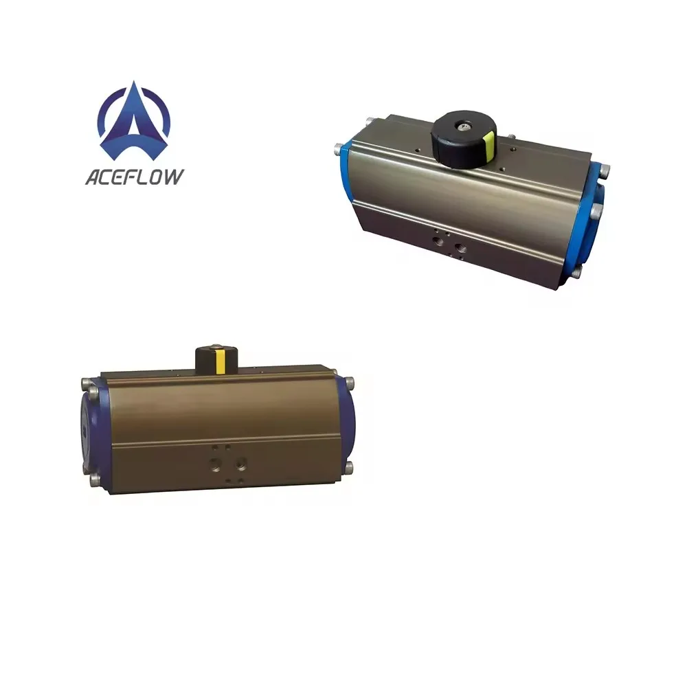 Scotch Yoke Double Single Acting  Pneumatic Actuator for Butterfly Valve Ball Valve