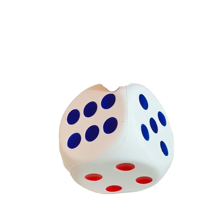 Sponge Large Mahjong Dice Creative PU Knead Music Slow Rebound Decompression Toy Soft Foam Decompression Props Toy For Children