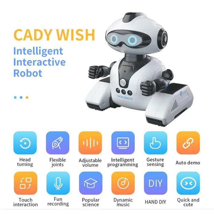 Education  toy programable gesture sensing RC toy robots technology intelligent interactive smart robot toys for children kids