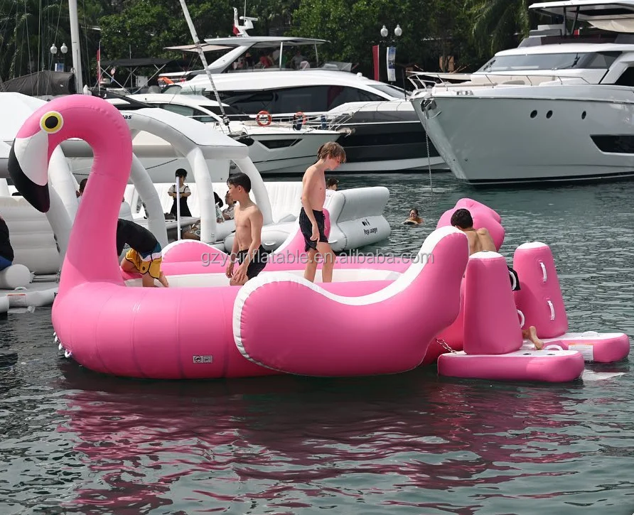 inflatable flamingo 6 person