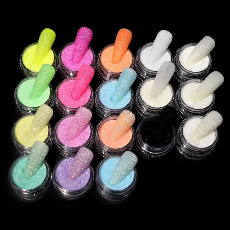6 Colors Conjoined Bottled Cosmetic Festival Glitter Nail Sequins Powder for Nail Art Body and Crafts