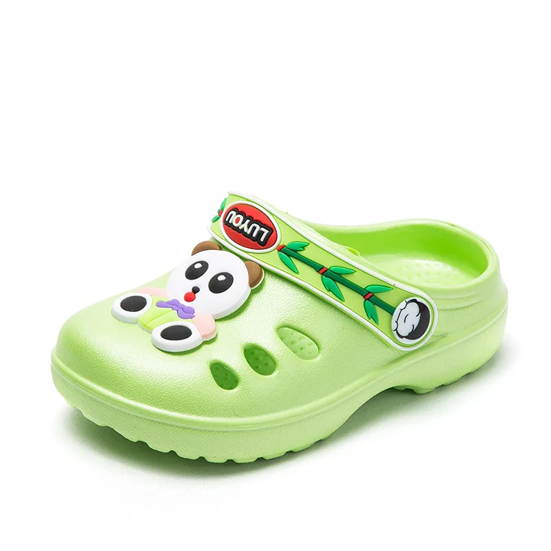 
Wholesale EVA Children Sandals Panda Design Garden Clogs Shoes 