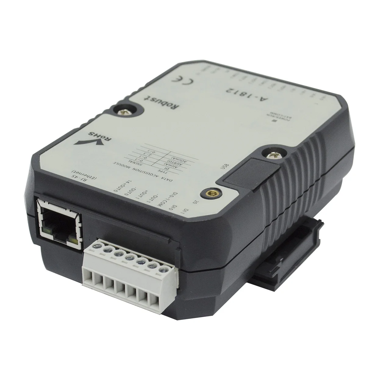 Ethernet I/O Module with 4AI 2DI 2AO Modbus(A-1812)